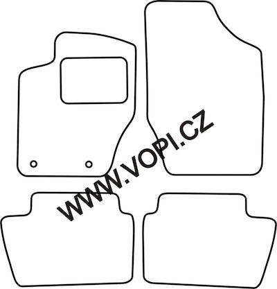 Autokoberce Citroen C4 11/2004 - 10/2010 Autofit (835)